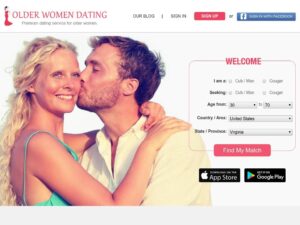 Older Women Dating Logo